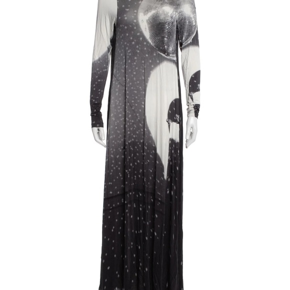MM6 Maison Martin Margiela Gray and White Dress - Picture 4 of 4